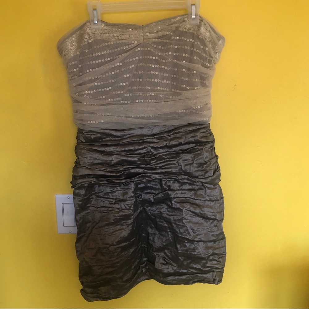 Nicole Miller Strapless Mini Dress